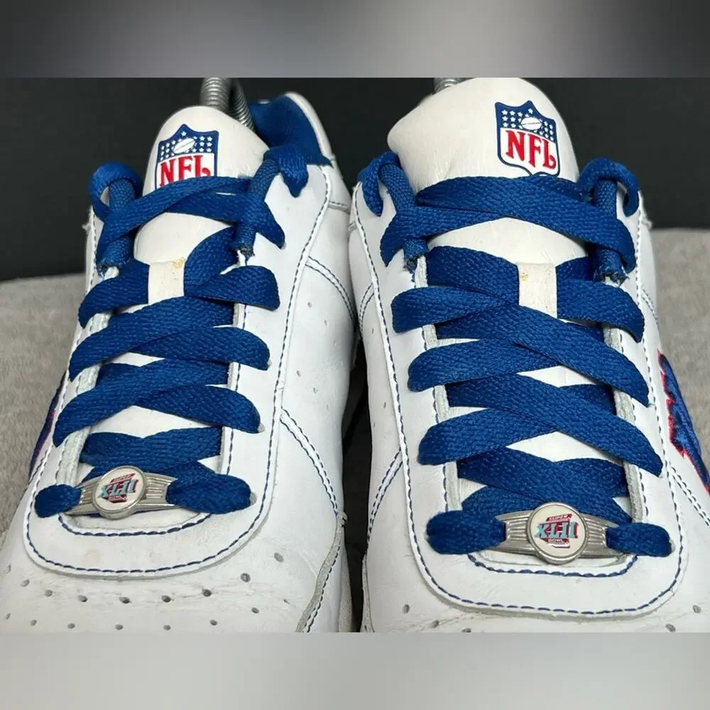 RARE Vintage Reebok Super Bowl XLII NY GIANTS Mens Shoes SZ 8 Limited Edition